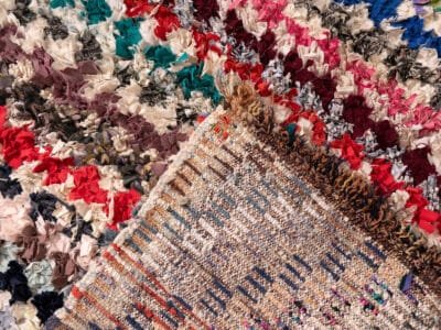 4x7 Moroccan Berber Rag Rug - Image 9