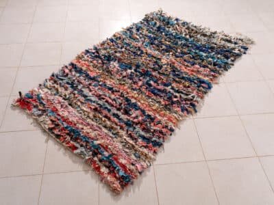 4x6 Cotton Berber Rag Rug - Image 2