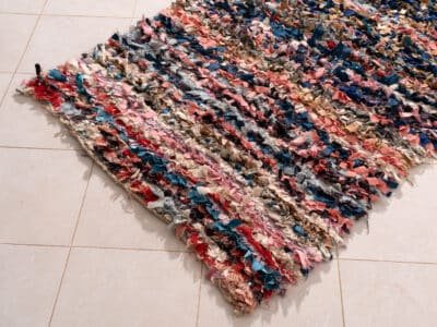 4x6 Cotton Berber Rag Rug - Image 4