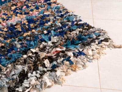 4x6 Cotton Berber Rag Rug - Image 7