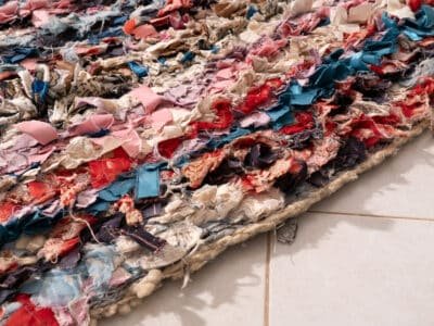 4x6 Cotton Berber Rag Rug - Image 5