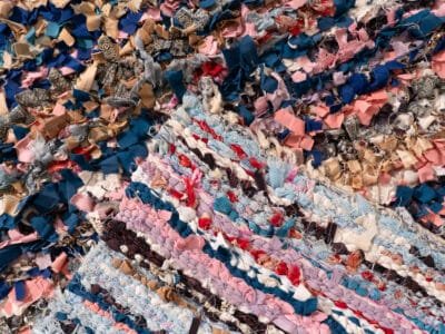 4x6 Cotton Berber Rag Rug - Image 8