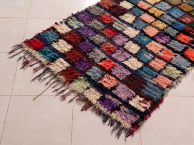 3x6 Multicolor Carpet Moroccan - Image 6