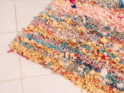 3x5 Cotton Berber Carpet - Image 6