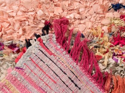 3x5 Cotton Berber Carpet - Image 9