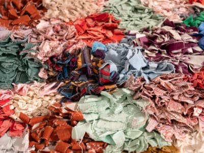 4x7 Moroccan Cotton Rug - Image 8
