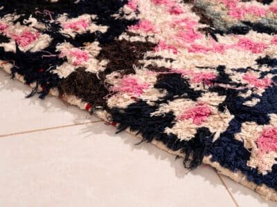 3X5 Black Pink Rug - Image 5