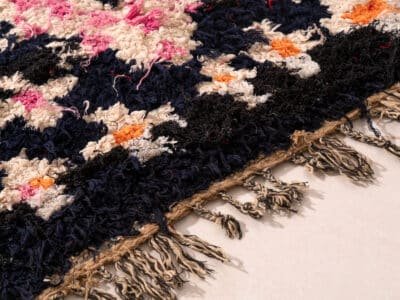 3X5 Black Pink Rug - Image 6