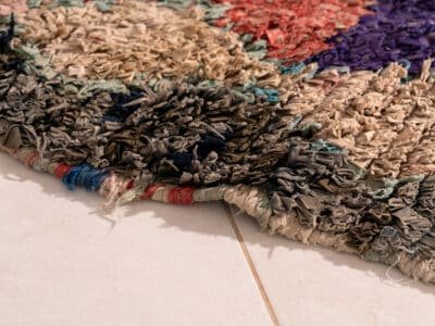 3x8.5 Dark Runner Rug Morocco - Image 7