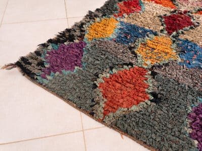 3x8.5 Dark Runner Rug Morocco - Image 5