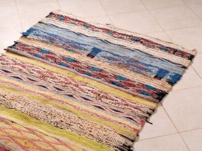 4x6 Cotton Rug Multicolor - Image 3