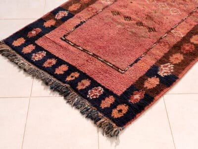 4x6 Moroccan Copper Area Rug - Image 5