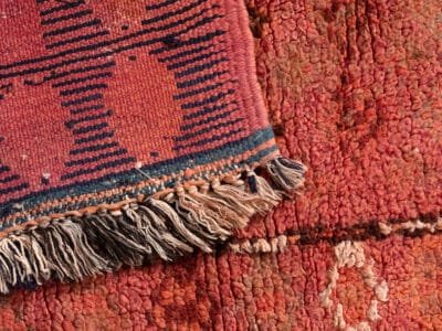 4x6 Moroccan Copper Area Rug - Image 8