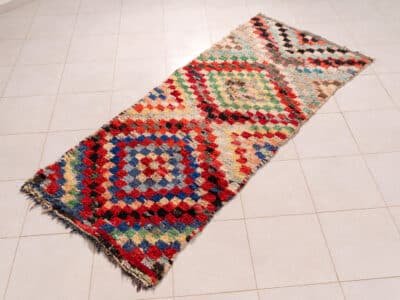 3x7 Moroccan Multicolor Rug - Image 2