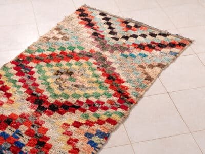 3x7 Moroccan Multicolor Rug - Image 3