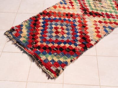3x7 Moroccan Multicolor Rug - Image 4