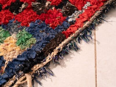 3x7 Moroccan Multicolor Rug - Image 6