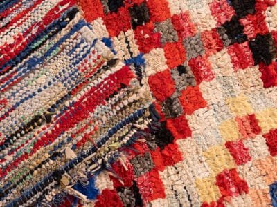3x7 Moroccan Multicolor Rug - Image 9