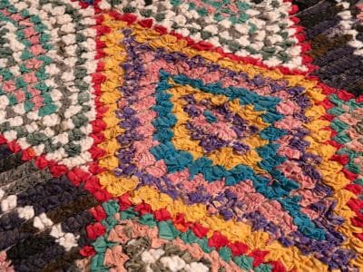 3X6 Black Berber Rug - Image 8