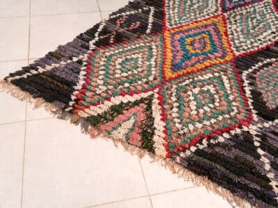 3X6 Black Berber Rug - Image 5
