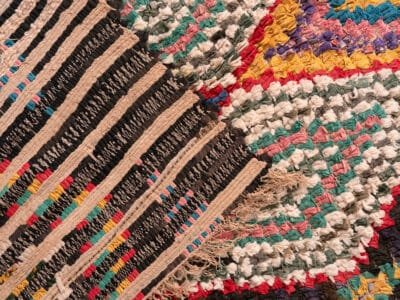 3X6 Black Berber Rug - Image 9