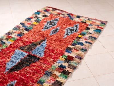 4x7 Moroccan Rag Rug - Image 3