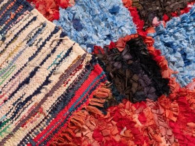 4x7 Moroccan Rag Rug - Image 9