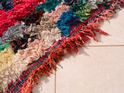 4x7 Moroccan Rag Rug - Image 6