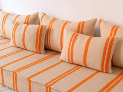 210cm // 7 ft Boho Style Floor Couch - Image 10