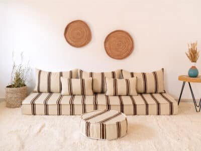 210cm // 7 ft Sofa Boho Style - Image 2