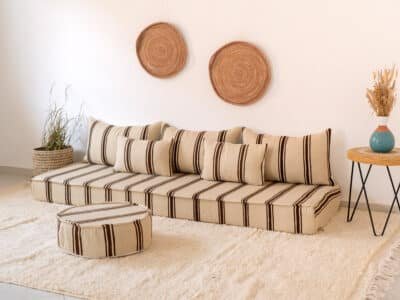 210cm // 7 ft Sofa Boho Style - Image 4