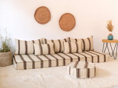 210cm // 7 ft Sofa Boho Style - Image 3