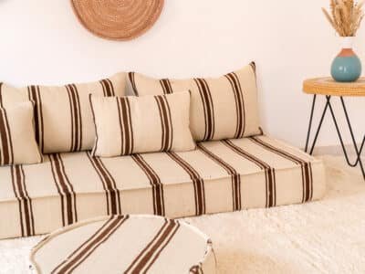 210cm // 7 ft Sofa Boho Style - Image 7