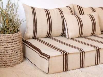 210cm // 7 ft Sofa Boho Style - Image 9