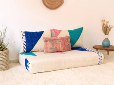 120cm // 4 ft Small Modern Floor Couch - Image 2