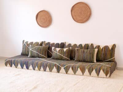 240cm // 8 ft Colourful Floor Sofa Covers - Image 2