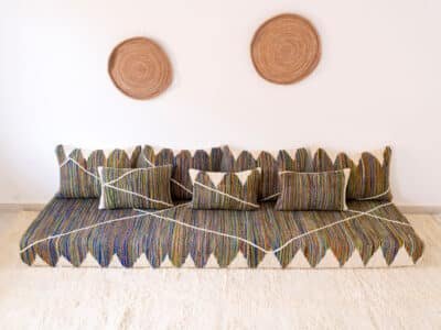 240cm // 8 ft Colourful Floor Sofa Covers - Image 3