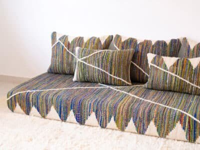 240cm // 8 ft Colourful Floor Sofa Covers - Image 5