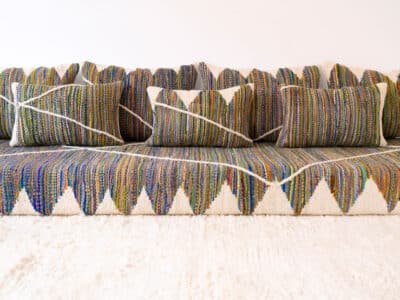 240cm // 8 ft Colourful Floor Sofa Covers - Image 7