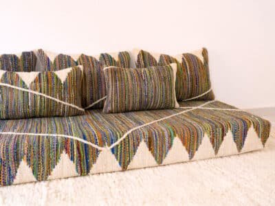 240cm // 8 ft Colourful Floor Sofa Covers - Image 4