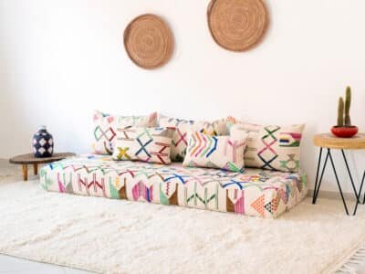 180cm // 6 ft Colourful Floor Sofa Morocco - Image 4