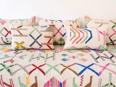 180cm // 6 ft Colourful Floor Sofa Morocco - Image 12
