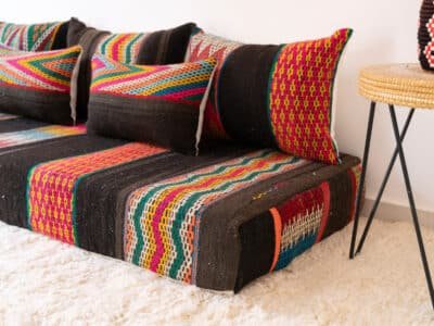 180cm // 6 ft Boho Floor Couch Covers - Image 9