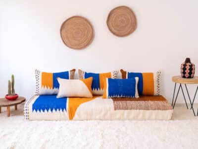 180 cm // 6 ft Floor Couch Covers Morocco - Image 2
