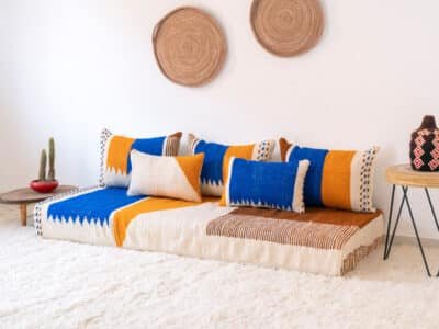 180 cm // 6 ft Floor Couch Covers Morocco - Image 3