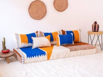 180 cm // 6 ft Floor Couch Covers Morocco - Image 4