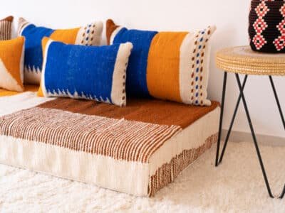 180 cm // 6 ft Floor Couch Covers Morocco - Image 8