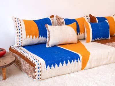 180 cm // 6 ft Floor Couch Covers Morocco - Image 9