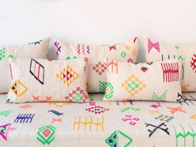 180cm // 6 ft Colourful Floor Sofa Berber - Image 10