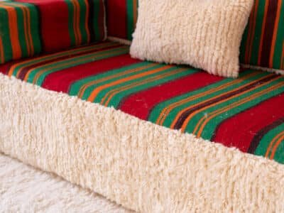 210cm // 7ft Handmade Moroccan Loveseat Covers - Image 11